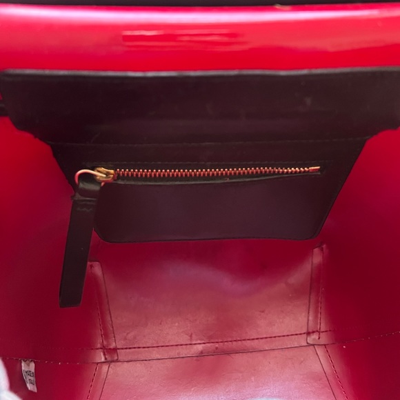 Mansur Gavriel mini backpack in black/flamma - Picture 10 of 10